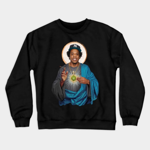 Saint Jay Z Crewneck Sweatshirt by Gedogfx